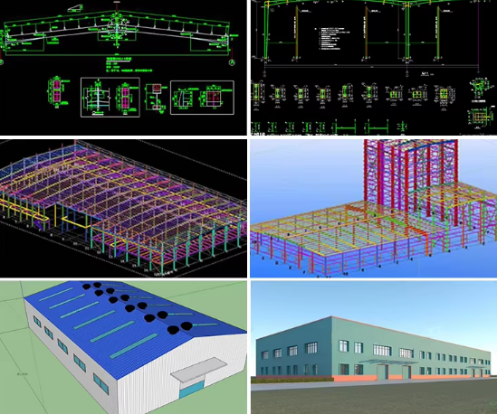 Export-Grade Steel Structure Warehouse & Industrial Workshop – Prefab Light Steel Frame Building with Custom Dimensions Energy-Efficient Design