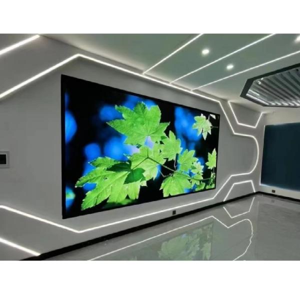 P2 Indoor Fixed LED Display Screen 2mm Pixel 500cd Brightness