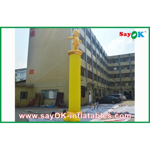 Inflatable Tall Man Durable Inflatable Sky Dancer Blower For Advertising , CE Certificated