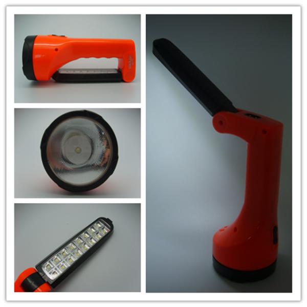 BN-714 Folding Table Lamp Rechargeable Protable Torch LED Flashlight with Side Lamp