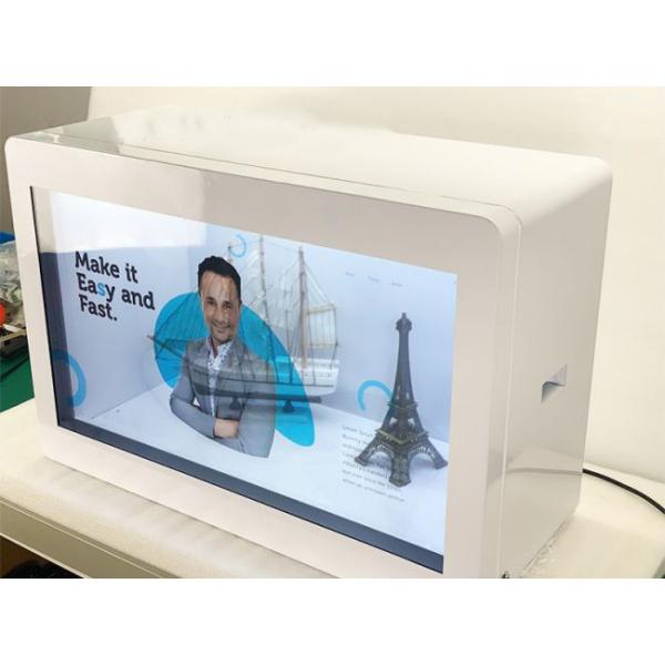 21.5 Inch Transparent Lcd Showcase Interactive LCD Advertising Screen