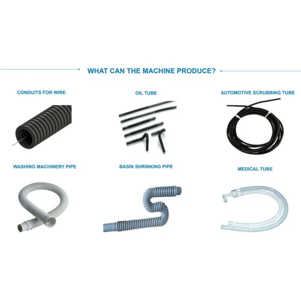 Automatic PVC PE PP Single Wall Corrugated Pipe Extruder Machine