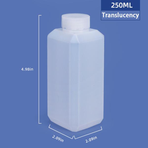 Silkscreen Printing Reagent Containers Plastic Packaging Bottles For Laboratory Chemicals