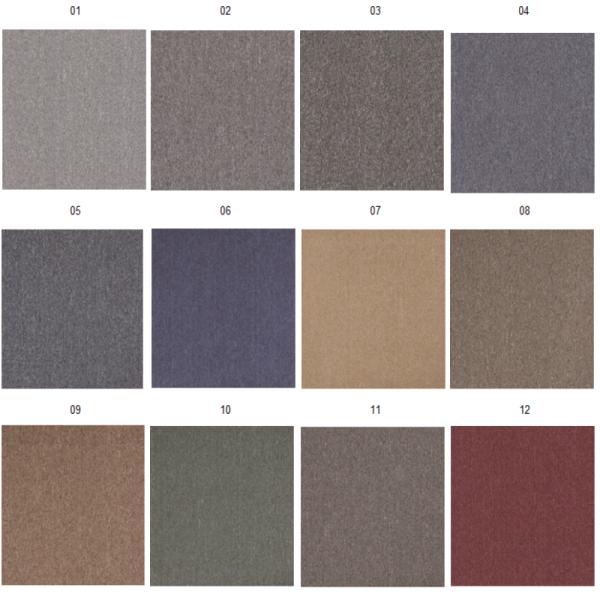 Waterproof Polypropylene Carpet Tiles With PVC Back Eco - Friendly