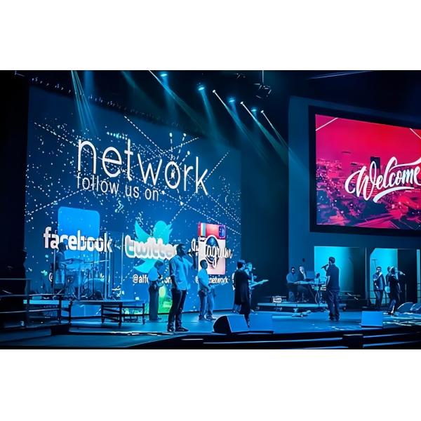 High Grayscale Indoor LED Display Stage Indoor Events Using LED Screen Panel