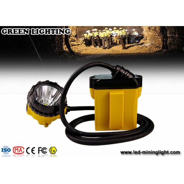 Explosion Proof Mining Hard Hat Led Lights 25000 Lux Strong Brightness Corded Style