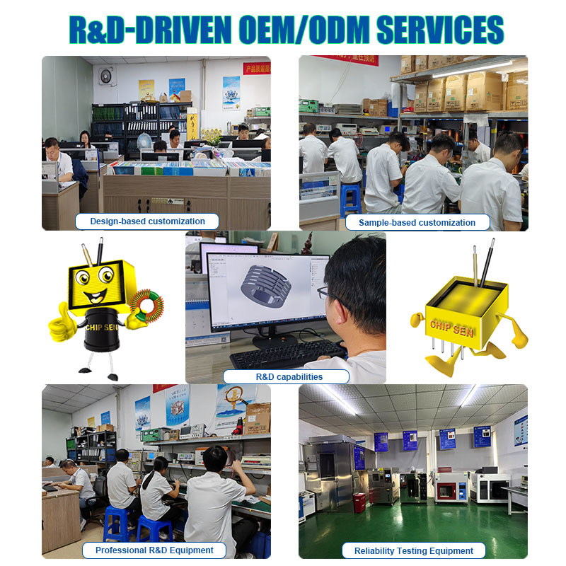 ET24 High Efficiency Low DCR Differential Mode Choke Vertical PCB Mount Stable