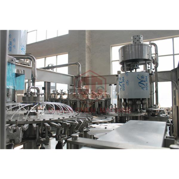 Rotary Type 3 In 1 Combi Automatic Liquid Filling Machine For Plastic Bottle