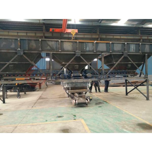High Precision Concrete Batching Machine With 2885mm Charging Height