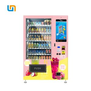 Quality Intelligent Credit Card Milk Drinks Orange Juice Vending Machine With Touch Screen, Popular Touch Screen Vending,Micron for sale