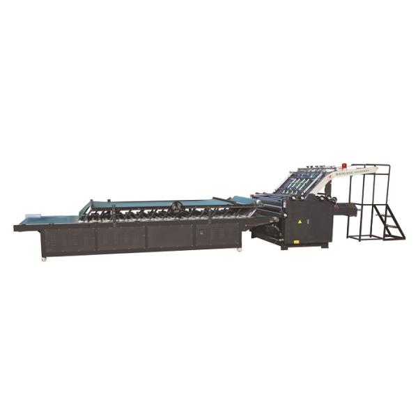 Paper Corrugated Flute Cardboard Laminating Machine Low Noise Cold Pressing