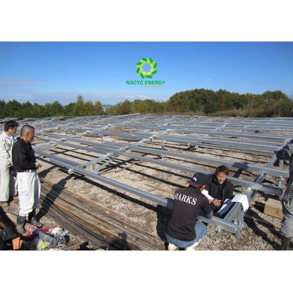Flexibility Solar Panel Ground Mounting Systems Excellent Adaptability Proven Structure