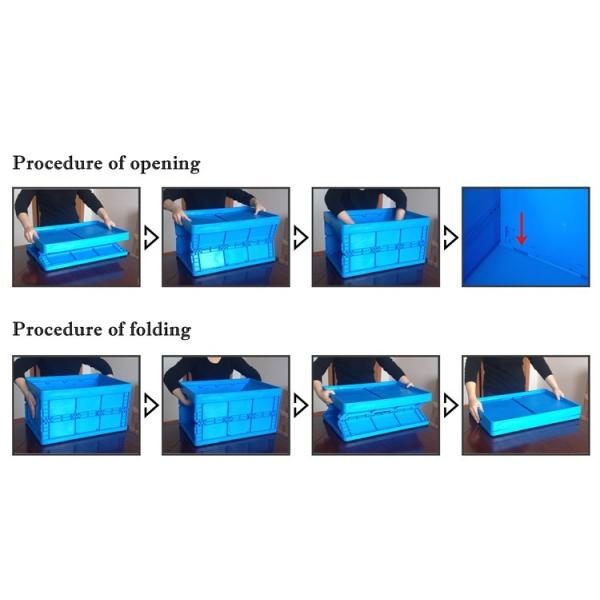 plastic foldable transport box plastic storage boxes for industry China factory