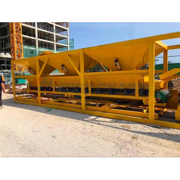 Pld1600 Three Bins Concrete Batching Machine , Cement Aggregate Batcher