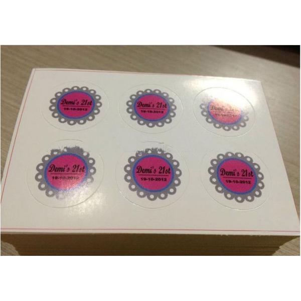 White Rectangle Paper Adhesive Sticker Labels Unprinted In Roll