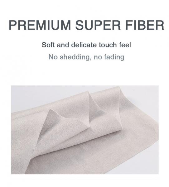 Soft Microfiber Cloth for Cleaning Lens, Glasses, Phone Screen and Spectacles; Suede Fabric Lens Cleaning Cloth