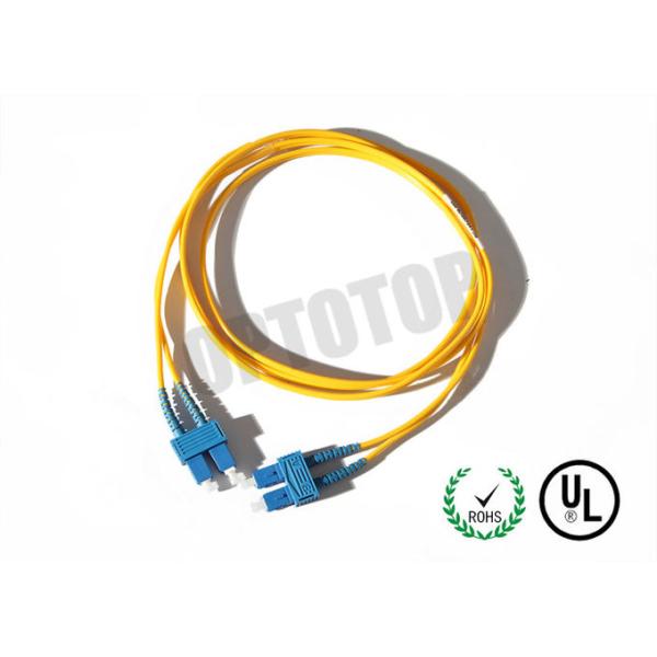 SC SC Connector Multimode Fiber Patch Cord 2F ZIP 3.0mm Corning SMF -28 ULTRA