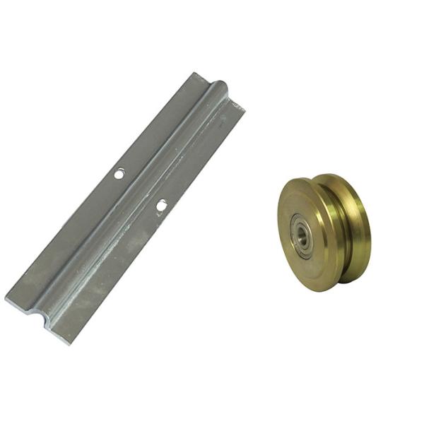 Heavy Duty Telescopic Iron 5m Sliding Gate Track Hardware U Groove Jnk Hardware Kit