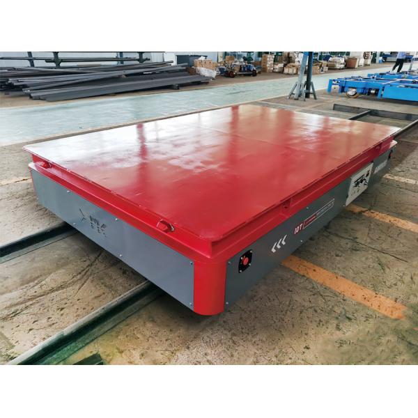 Heavy Load 10 Tons Battery Powered Rail Transfer Trolley With Remote Control