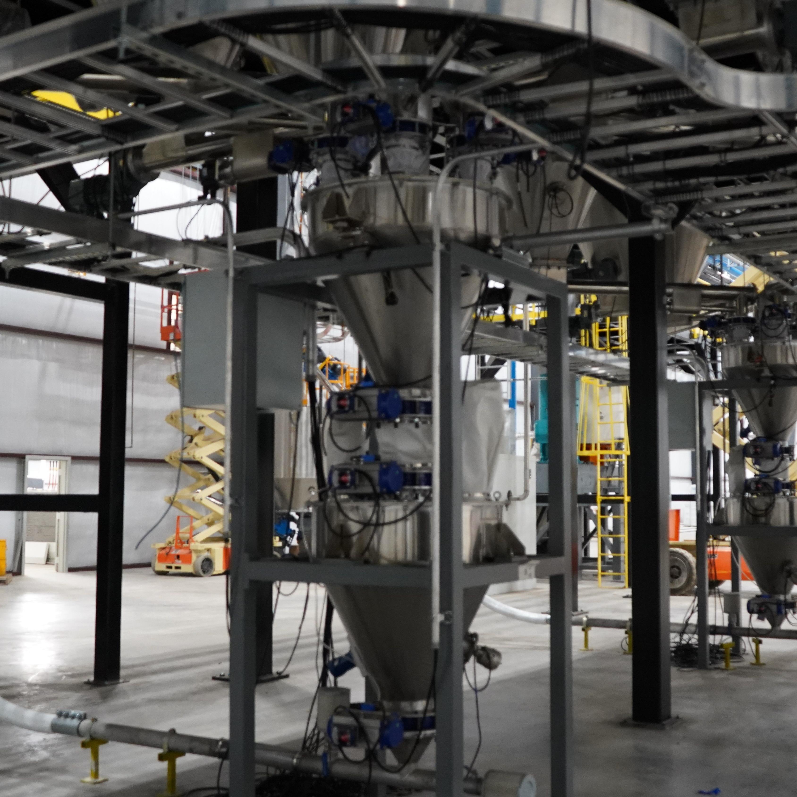High Accuracy Automatic Powder Dosing Machine 5000–6000kg/h Automatic Powder Weighing Machine
