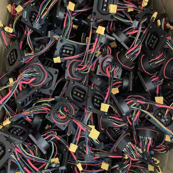 Electric Motorcycle Bicycle Ebike Battery Connector Stackable Battery Pack Connector 3+10 Pin