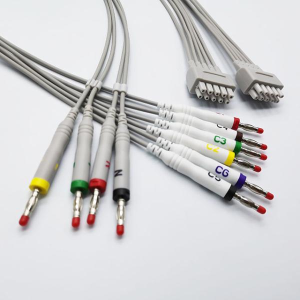 Reusable TPU EKG Trunk Cable For GE Marquette