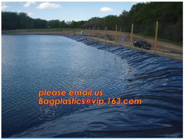 Environmental Protection hdpe smooth fish farm pond liner geomembrane,Drain board Geocell Geogrid Geomembrane Geonet PAC