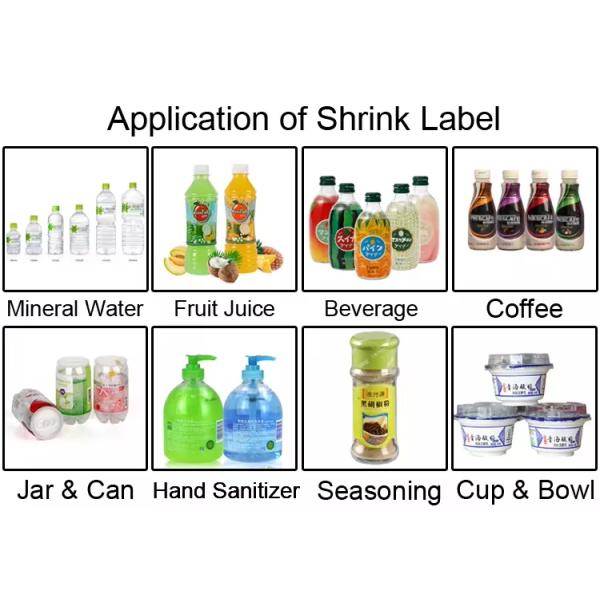 Shrink Sleeve Label Wrapping Machine For Bottle Automatic Heat Shrink Tunnel Sleeve Labeling Machine