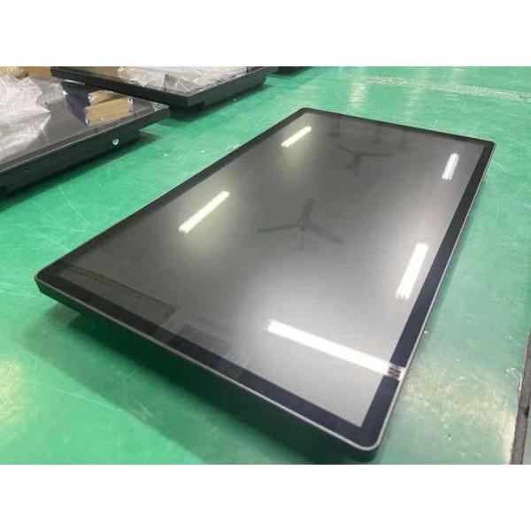 Wall Mounted Digital Signage with 8ms Touch Response Speed, 1080p Decoding, and 10-point Capacitive Touch Screen