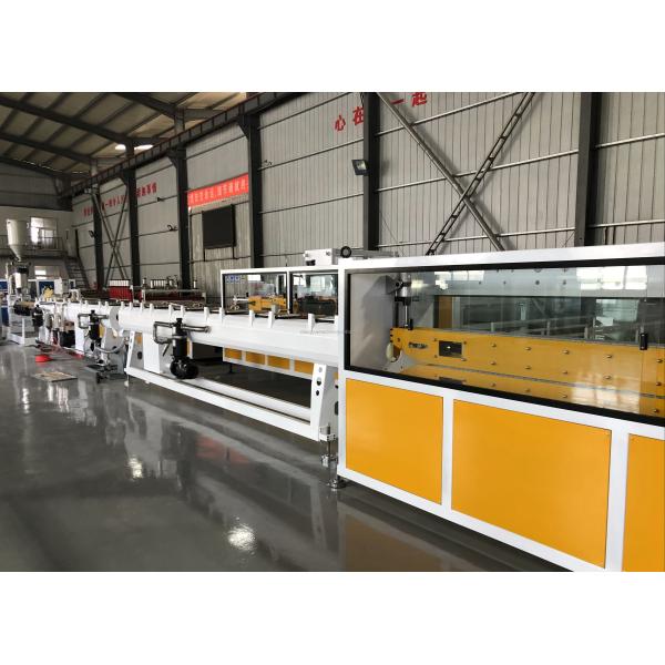 Double / Single Disc Winding / Stacker HDPE Pipe Production Line for Easy Organized Production