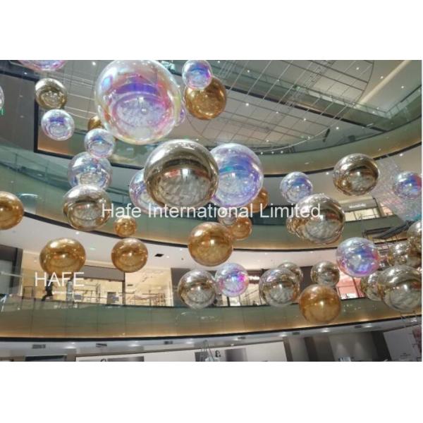 2.5m Diameter Inflatable Mirror Balloon / Events Decoration Silver Reflective Ball
