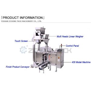 Salt White Sugar Bag Packaging Machine Granule Liquid Powder 1KW