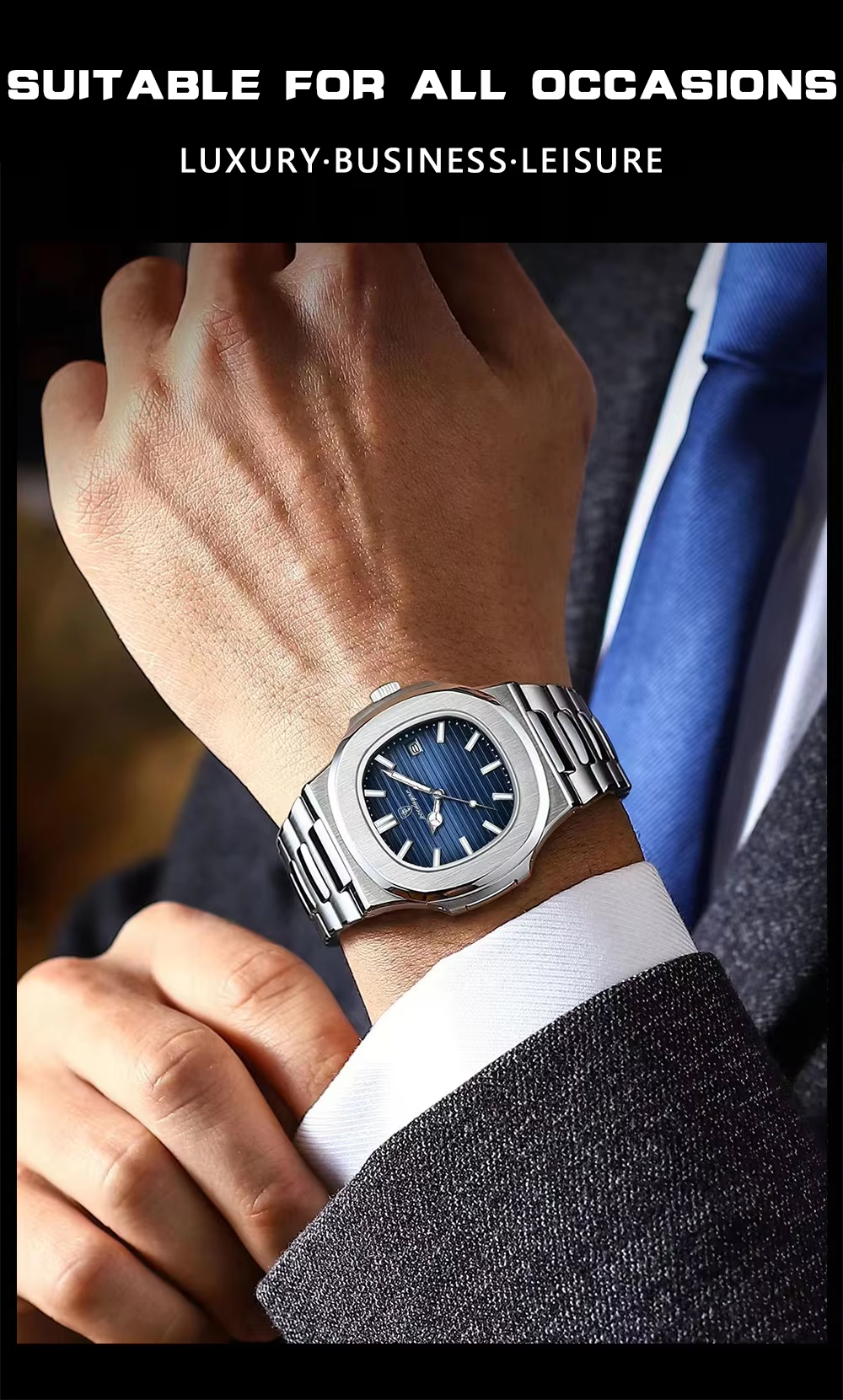 SHX Nautilus-style Quartz Watch
