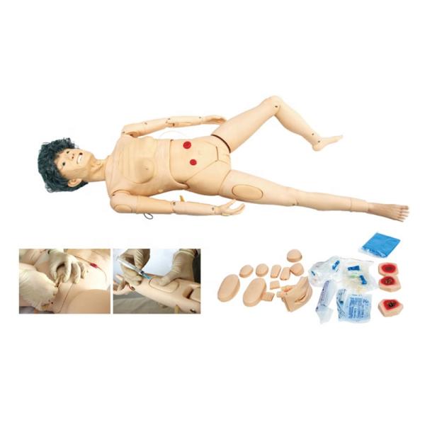 Intubation Function Female Elderly Nursing Manikin for Basic Care Training in Clinics