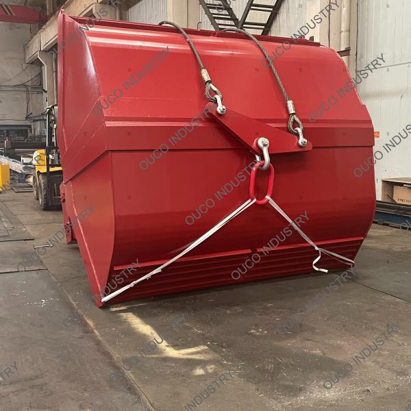 12CBM radio remote control clamshell grab bucket for bulk material