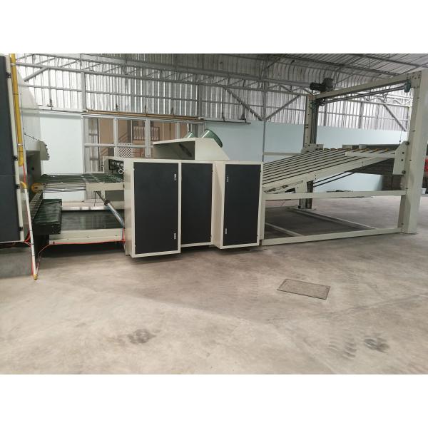 1632 Automatic 3 Color Flexo Printer Slotter Die Cutter Vibration Stacker