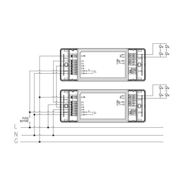 10W Flicker Free DALI2.0 Dimmable LED Driver KL10C-PDiiV
