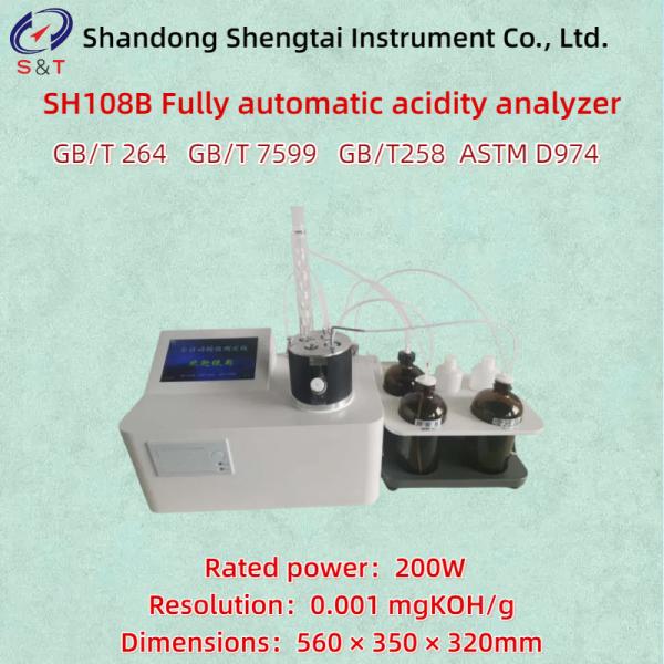 Transformer Oil Fully Automatic Acidity Analyzer ASTM D974 Range 0.001~2.0 MgKOH/G