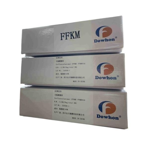 FFKM Compound Perfluoroelastomer with TR -17 Amber Translucent Slab Appearance for O Rings and Seals