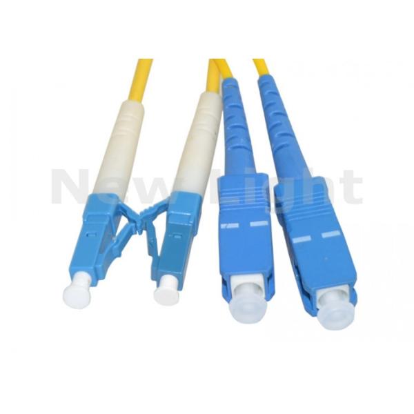 Single Mode Duplex Fiber Optic Patch Cord with 2.0mm Diameter and 3 Meter Length for CATV and FTTH Applications