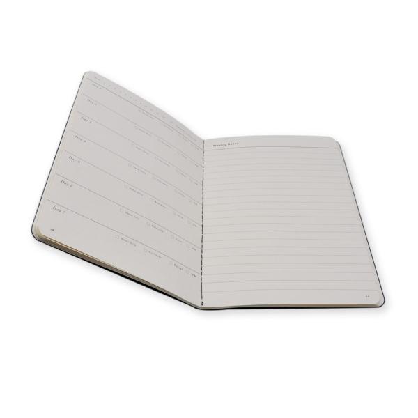 Gold Stamping Pringting Soft Cover Notebook Custom Logo And Sewing Binding