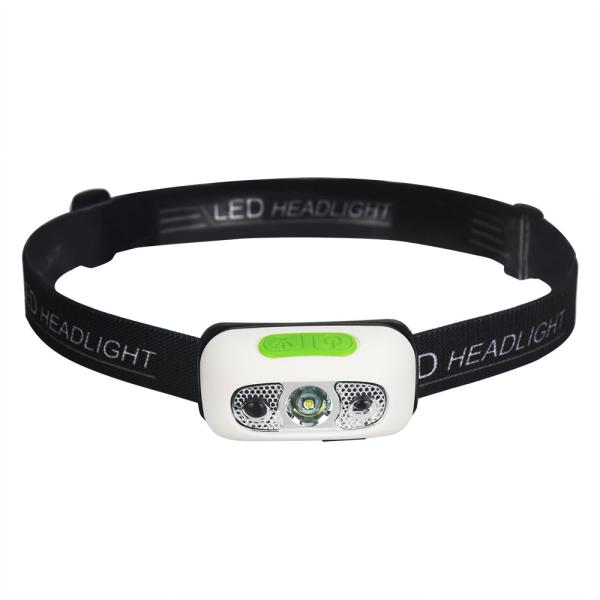 Adjustable 120lm Waterproof USB Rechargeable Headlamp