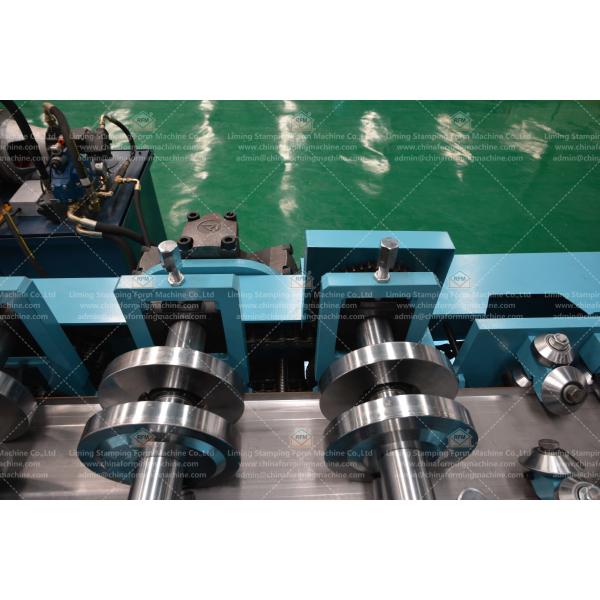 Automatic Purlin Roll Forming Machine with Chain Transmission and PLC Control for Producing Various Sizes of C and Z Purlin Profiles