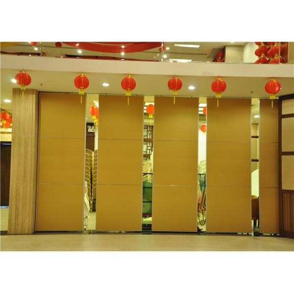 Restaurant Movable Partition Wall System Install Well Done