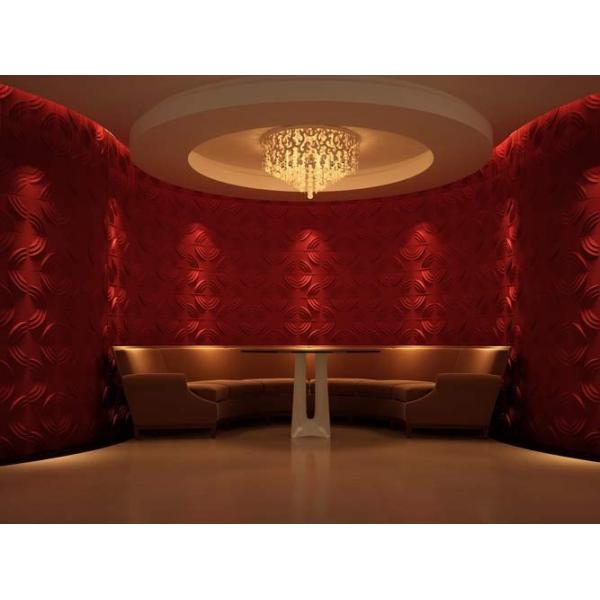 Interior Wall Background Design Customized Acoustic Soundproof 3D Panel to 500mmx500mm
