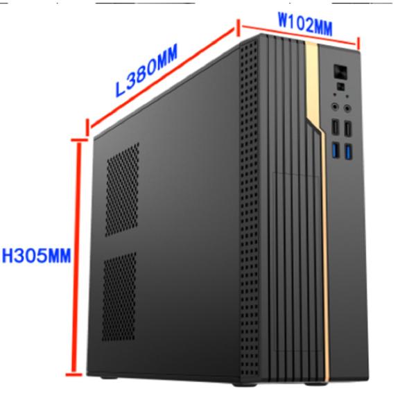 Computer Case Supports Micro ATX And ITX Featuring Strong Storage Scalability Diverse Front Interfaces 8cm Fan For Cooling