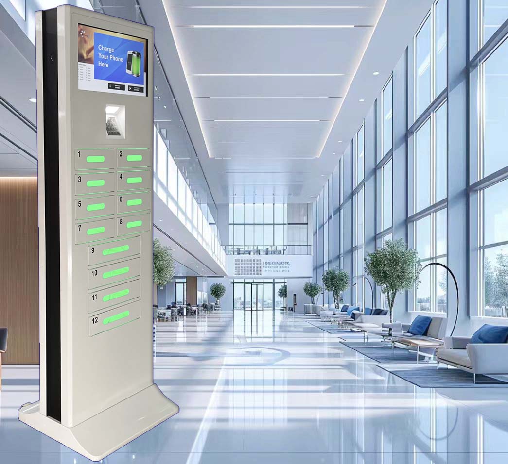 Mobile Device Charging Locker With Touch Screen For Schools Centralized Storage