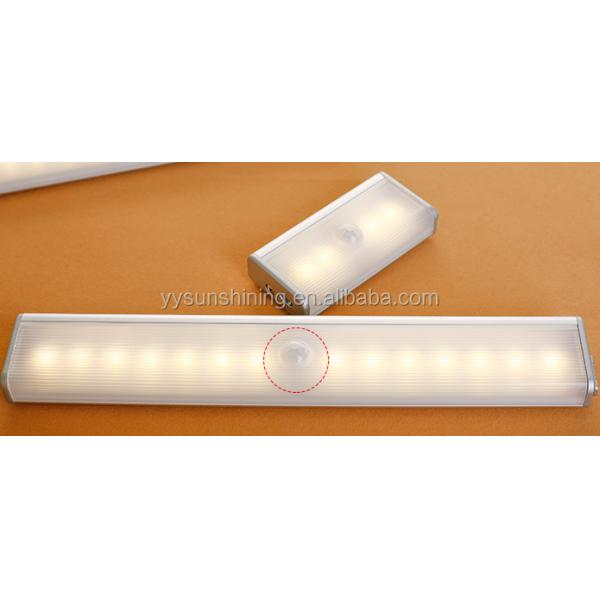LED Night Light with PIR Motion Sensor and Lithium Battery Input Voltage Rechargeable