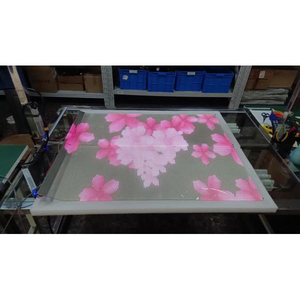 AC100-240V Transparent LED Display Panel Film Multipurpose Stable