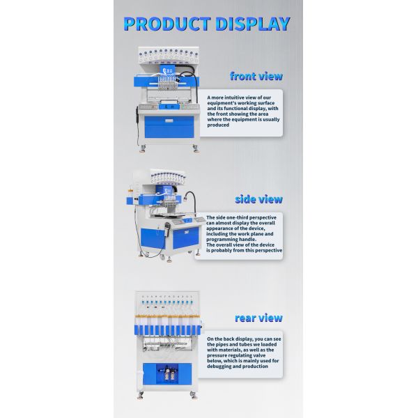 Silicone Craft Keychain Dispensing Machine 12 Colors PVC Patch Making Machine